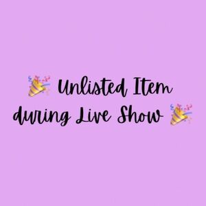 Unlisted Listing 🎉 Please Bid Responsibly/ NO Cancellations!